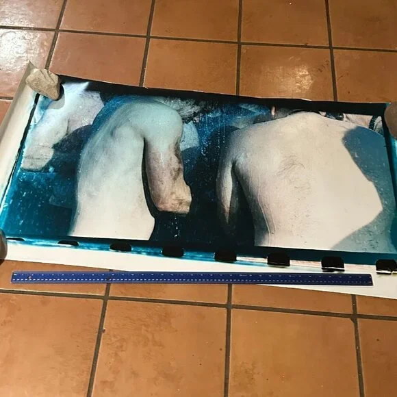 Janine Gordon Color Photograph Mural Spartan Race Showers 48"x20" 2/10 Signed - Picture 2 of 5